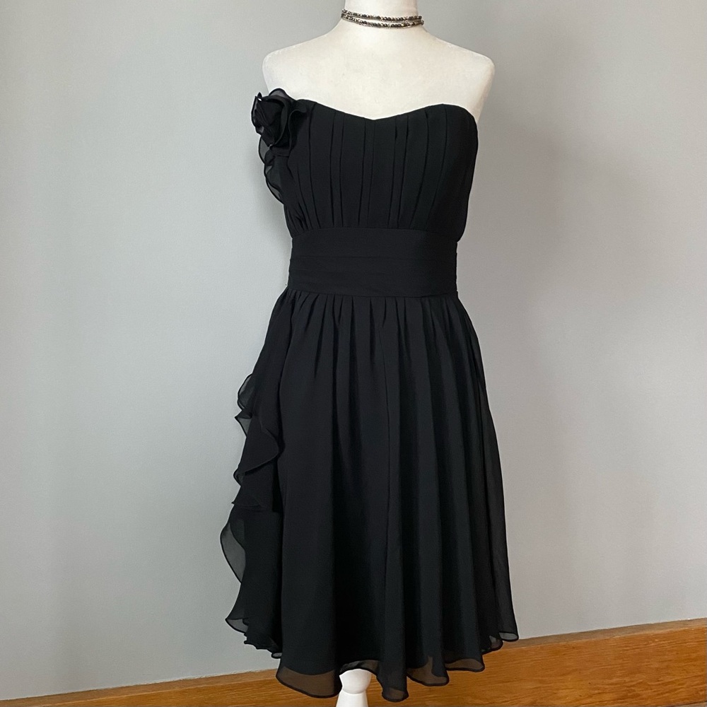 ✝️ B2 | Gorgeous Black Chiffon Dress - Picture 2 of 16